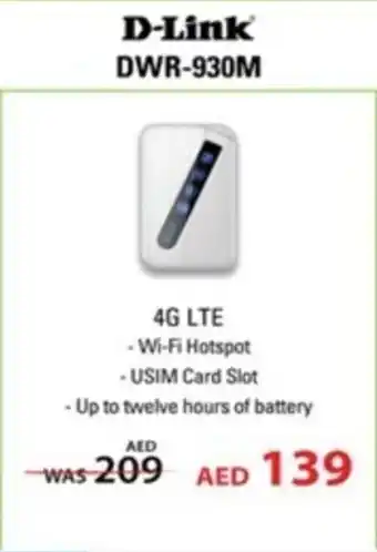 Lulu Hypermarket D-Link DWR-930M 4G LTE offer