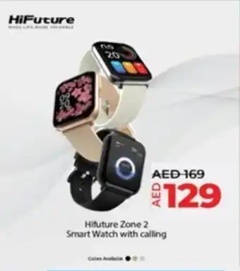 Lulu Hypermarket Hifuture Zone 2 Smart Watch with calling offer