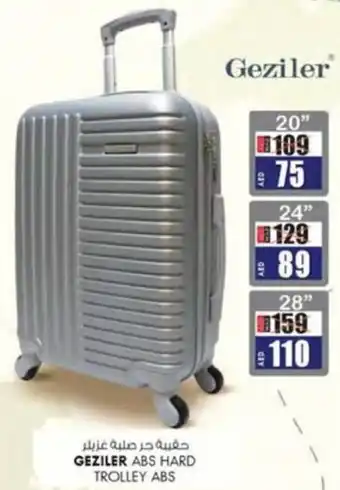 KM Trading GEZILER ABS HARD TROLLEY ABS 20" offer