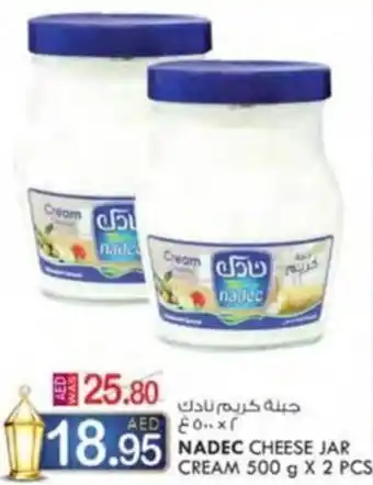 KM Trading NADEC CHEESE JAR CREAM 500 g X 2 PCS offer