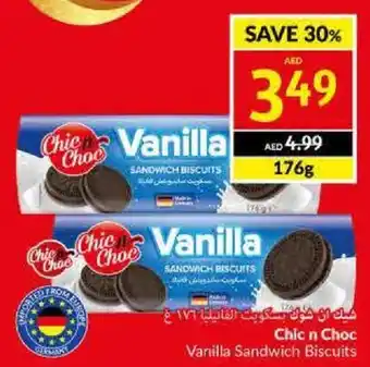 Viva Chic n Choc Vanilla Sandwich Biscuits 176g offer
