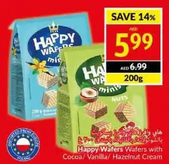 Viva Happy Wafers Wafers with Cocoa / Vanilla / Hazelnut Cream 200g offer