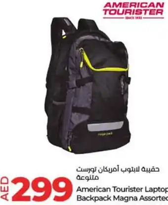 Lulu Hypermarket American Tourister Laptop Backpack Magna Assorted offer