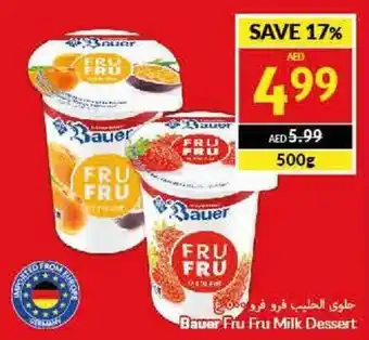Viva Bauer Fru Fru Milk Dessert 500g offer