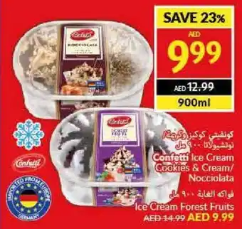 Viva Confetti Ice Cream Cookies & Cream / Nocciolata 900mL offer