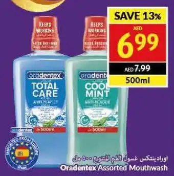 Viva Oradentex Assorted Mouthwash 500mL offer