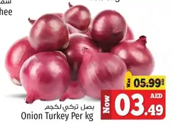 Kenz Hypermarket Onion Turkey Per kg offer