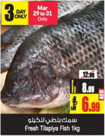 Ansar Mall Fresh Tilapiya Fish 1kg offer