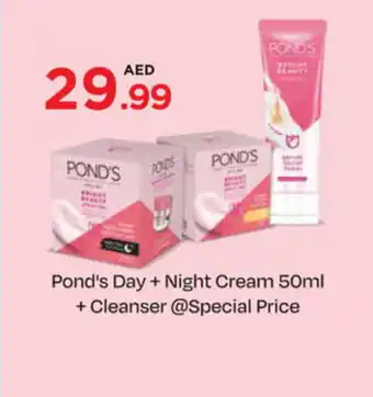 Nesto Ponds Day + Night Cream 50ml + Cleanser offer