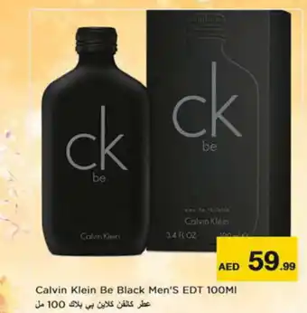 Nesto Calvin Klein Be Black MenS EDT 100MI offer
