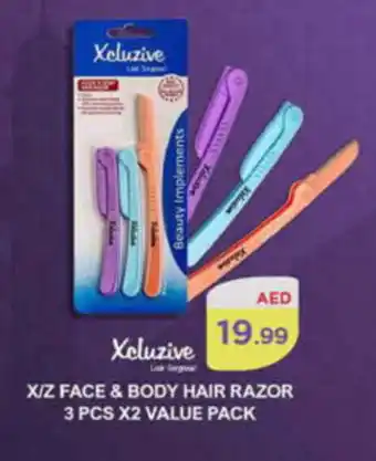Nesto X Z FACE & BODY HAIR RAZOR 3 PCS X2 VALUE PACK offer