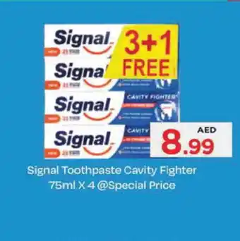 Nesto Signal Toothpaste Cavity Fighter 75ml X 4 Special Price offer
