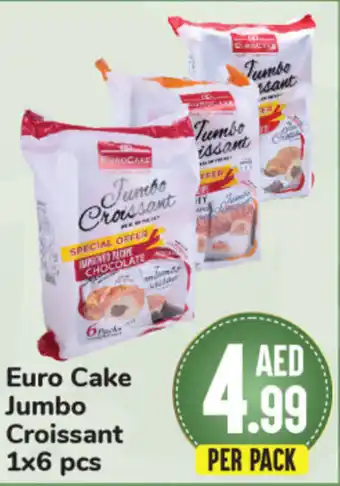 Day To Day Euro Cake Jumbo Croissant 1x6 pcs offer