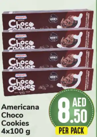 Day To Day Americana Choco Cookies 4x100 g offer