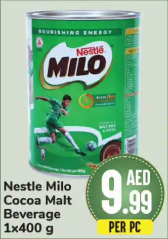 Day To Day Nestle Milo Cocoa Malt Beverage 1x400 g offer