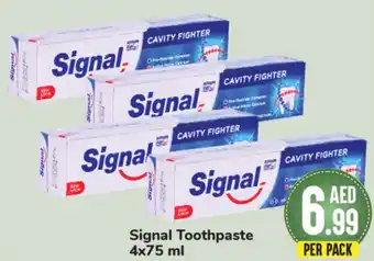 Day To Day Signal Toothpaste 4x75 ml offer