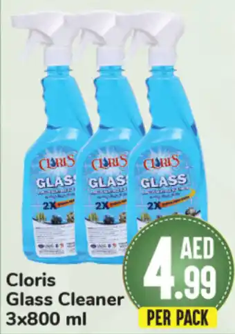 Day To Day Cloris Glass Cleaner 3x800 ml offer
