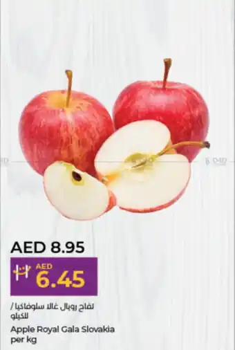 Lulu Hypermarket Apple Royal Gala Slovakia per kg offer
