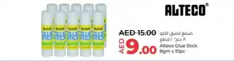 Lulu Hypermarket Alteco Glue Stick 8gm x 10pc offer