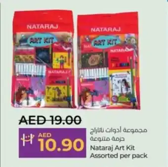 Lulu Hypermarket Nataraj Art Kit Assorted per pack offer