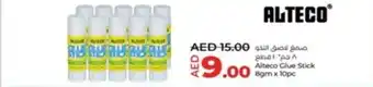 Lulu Hypermarket Alteco Glue Stick 8gm x 10pc offer
