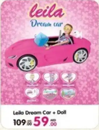 Lulu Hypermarket Leila Dream Car + Doll offer