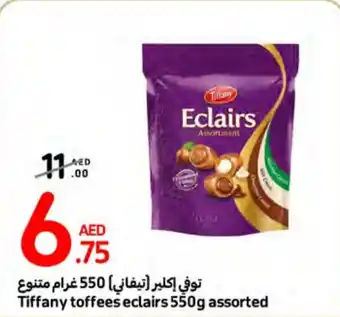Carrefour Tiffany toffees eclairs 550g assorted offer
