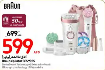 Carrefour Braun epilator SES 9985 offer