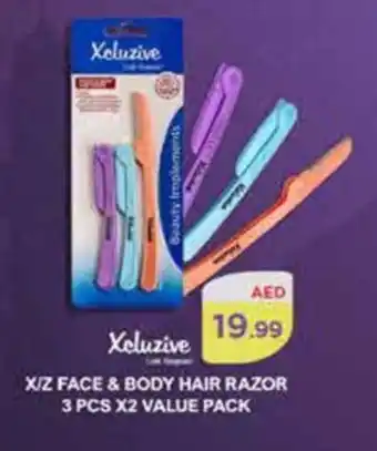 Nesto X/Z FACE & BODY HAIR RAZOR 3 PCS X2 VALUE PACK offer
