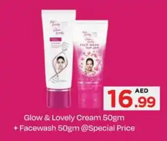 Nesto Glow & Lovely Cream 50gm +Facewash 50gm offer