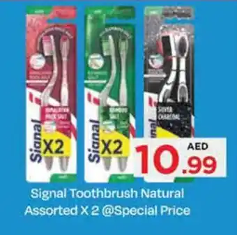 Nesto Signal Toothbrush Natural Assorted X 2 offer
