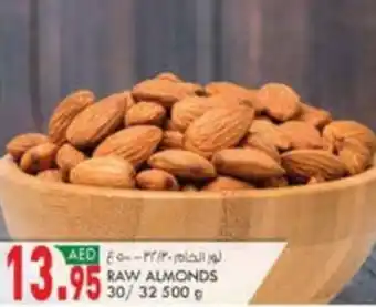 KM Trading RAW ALMONDS 30/32 500 g offer