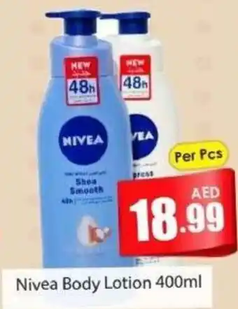 Amber Nivea Body Lotion 400ml offer