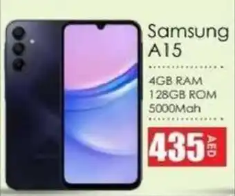 Amber Samsung A15 4GB RAM 128GB ROM 5000Mah offer