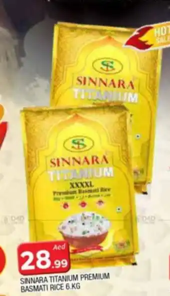 Al Madina SINNARA TITANIUM PREMIUM BASMATI RICE 6.KG offer