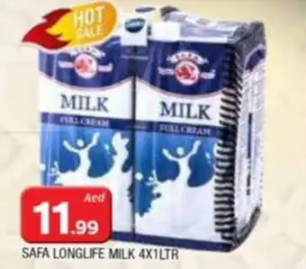 Al Madina SAFA LONGLIFE MILK 4X1LTR offer