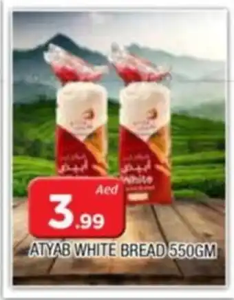 Al Madina ATYAB WHITE BREAD 550GM offer