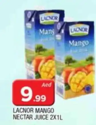 Al Madina LACNOR MANGO NECTAR JUICE 2X1L offer