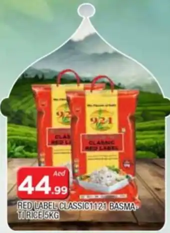 Al Madina RED LABEL CLASSIC1121 BASMATI RICE 5KG offer