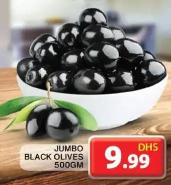 Grand Hyper Market JUMBO BLACK OLIVES 500GM offer