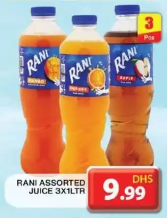 Grand Hyper Market RANI ASSORTED JUICE 3 x 1Ltr offer