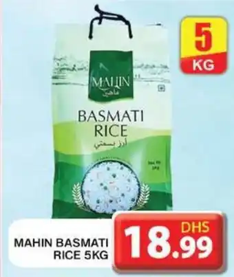 Grand Hyper Market MAHIN BASMATI RICE 5KG offer