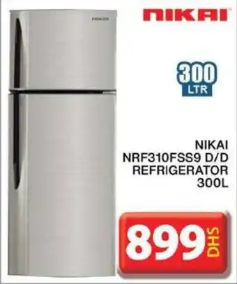 Grand Hyper Market ΝΙΚΑΙ D/D REFRIGERATOR 300L offer