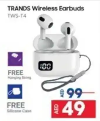 Safari Hypermarket TRANDS Wireless Earbuds TWS-T4 offer