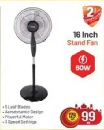 Safari Hypermarket 16 Inch Stand Fan offer