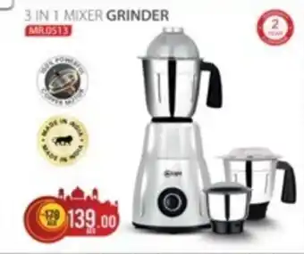Safari Hypermarket 3 IN 1 MIXER GRINDER offer