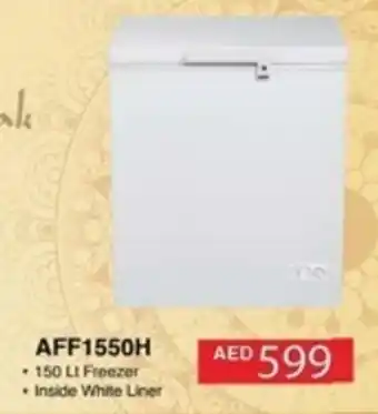 Safari Hypermarket AFF1550H 150 Lt Freezer offer