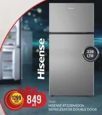 Safari Hypermarket HISENSE RT328N4DGN REFRIGERATOR DOUBLE DOOR offer