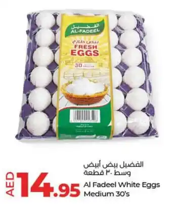 LuLu Express Al Fadeel White Eggs Medium 30's offer