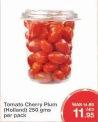 Choithrams Tomato Cherry Plum 250 gms per pack offer